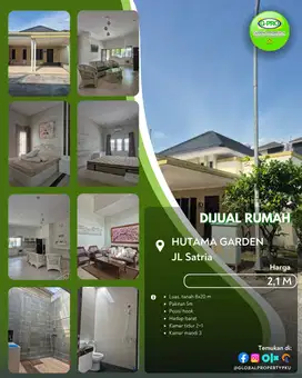 Dijual Rumah Mewah Daerah Hutama Garden Daerah Satria Siap Huni!