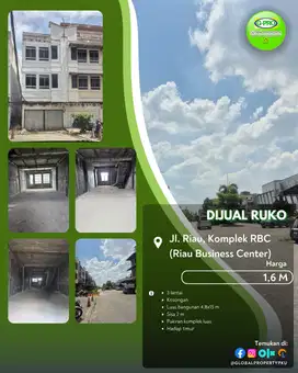 Dijual Ruko Komplek RBC Untuk Usaha!