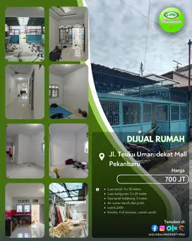 Dijual Rumah Cantik di Tengah Kota Pekanbaru Dekat Mall!