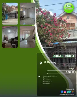 Dijual Ruko 2 Lantai Daerah Duyung Siap Usaha Tengah Kota!