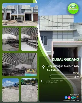 Dijual Pergudangan Golden City Air Hitam Pekanbaru Kota!