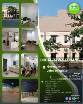 Dijual Pergudangan Avian Siap Usaha Pekanbaru Kota!
