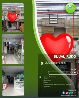 Dijual Cepat Ruko Daerah Delima Siap Usaha Pekanbaru Kota!