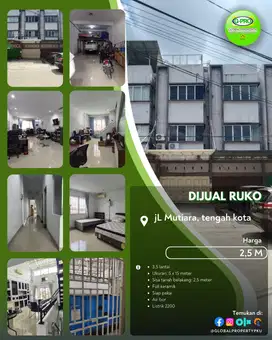 Dijual Ruko Di Jalan Mutuara Tengah Kota Siap Huni!