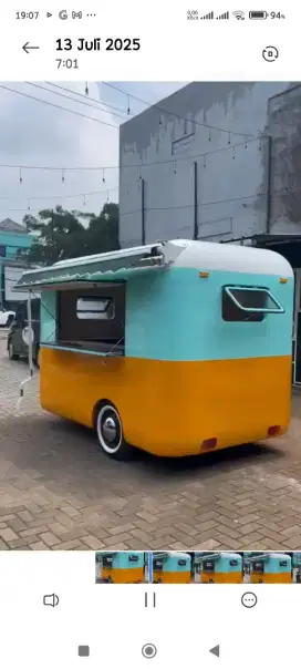 Caravan untuk usaha kopi / makanan