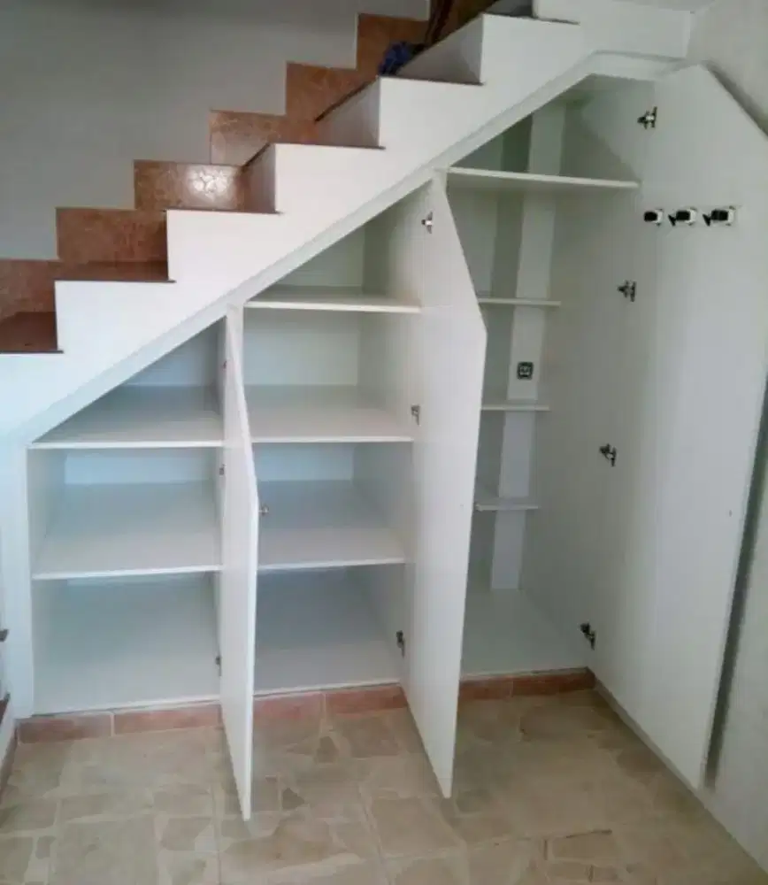 STORAGE BAWAH TANGGA CUSTOM TERMURAH LAMPUNG