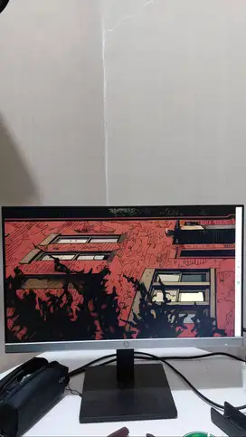 Monitor 24 Inch IPS 75Hz Bisa Vertical (Merk HP 24MH)