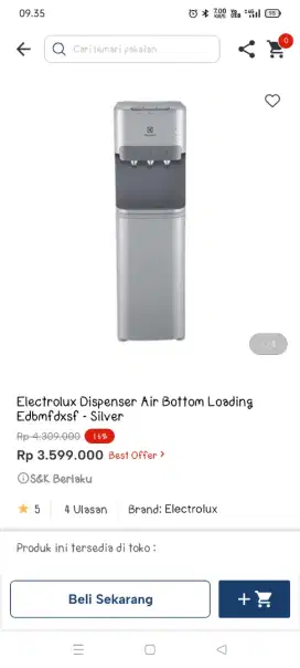 Promo dispenser galon bawah