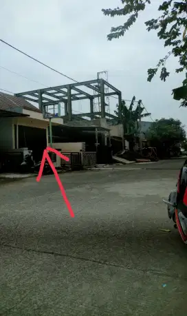 DISEWAKAN RUMAH + KIOS JALAN UTAMA DARMAWANGSA RESIDENCE BLOK RR