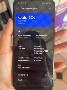 Jual Oppo A78 New 8/256 (batangan)