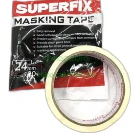 lem kertas / masking tape ukuran 24mm x 24 y