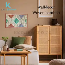 Walldecor/hiasan dinding bambu aestheticWalldecor/hiasan dinding estet
