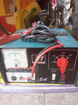 Charger aki 12v-24v/12a
