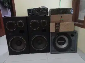 Jual home theater sepaket mesin sub woofer