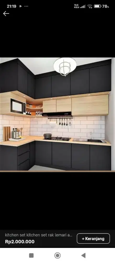 Desain kitchen set