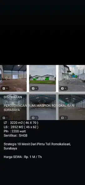 Pergudangan BUMI Maspion RomoKalisari