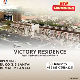 New Launching Ruko 3,5 Lantai di Victory Residence Batam Center