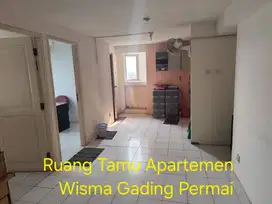 Dijual Cepat Apartemen Unfurnish 2BR di WGP,Kelapa Gading,Jak-Ut
