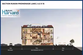 Rukan 3 Lantai Harvard di PIK 2