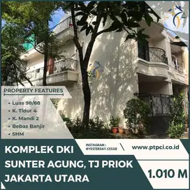 DIJUAL RUMAH DI KOMPLEK DKI SUNTER AGUNG TJ PRIOK JAKARTA UTARA