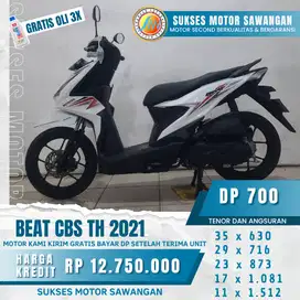 DI JUAL HONDA BEAT CBS 2021 , CASH KREDIT ATAU TUKAR TAMBAH