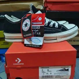 Sepatu Converse 70s Low Black White BNIB