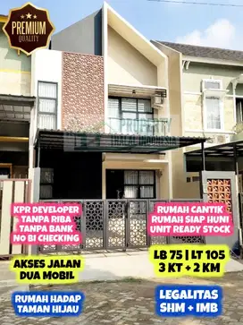 Rumah Cantik Siap Huni Dkt Masjid Sunnah Al Barkah Rodja KPR Non Bank