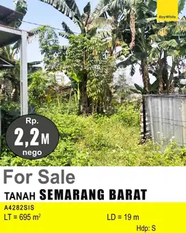 DIJUAL TANAH DI SEMARANG BARAT A4282