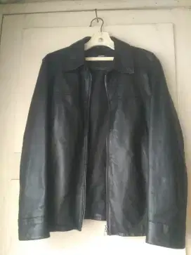 jaket kulit Hugo Boss lamb skin original