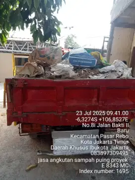 Jasa buang puing angkut sampah