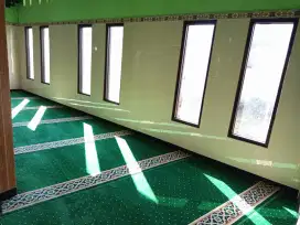 Karpet Masjid Classic Motif Oval Cakep Harga Terjangkau Gratis Pasang