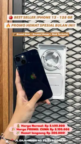 PROMO IPHONE 13 MIDNIGHT 128GB