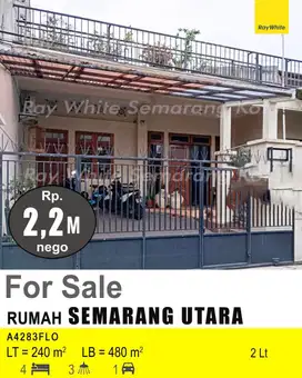 DIJUAL RUMAH DI SEMARANG UTARA A4283