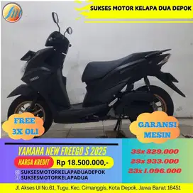 YAMAHA NEW FREEGO S 2025 CASH/KREDIT PROSES CEPAT SYARAT KTP/KK