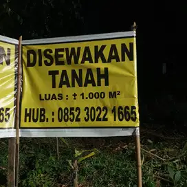 Disewakan tanah cocok untuk cafe / kos