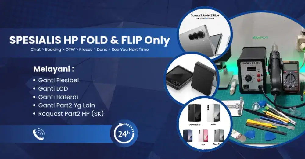 Spesialis Jasa Servis Panggilan Untuk HP Fold Dan Flip Only