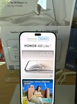 HONOR 400 lite ram 8/256.baru.garansi 1tahun