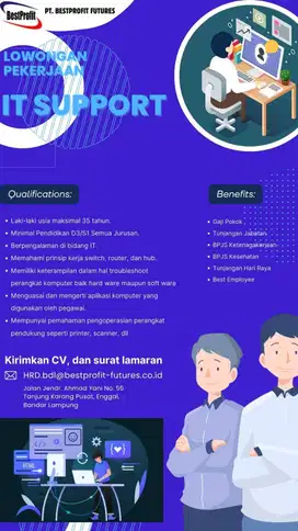 LOKER IT SUPPORT