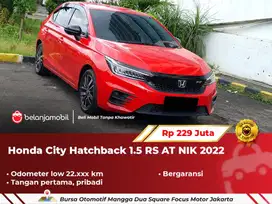 [ LOW KM ] Honda City Hatchback HB 1.5 RS AT Merah 2022/2023
