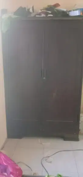 Jual lemari pakean kayu jati asli