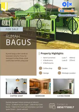 Dijual Rumah Jakarta Timur Lubang Buaya