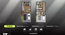 dijual rumah BSD 3 lantai lokasi deket tol