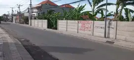 Tanah 27,5 are  dijalan utama batu Mejan, Echo Beach. cangggu