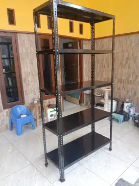 RAK BESI SIKU LUBANG SIAP KIRIM DAN COD