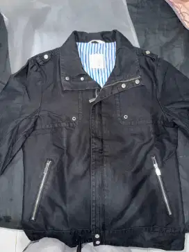 Jacket biker cowo merk zara size M