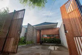 Villa view sawah di Ubud, sudah full furnish 2 kamar tidur