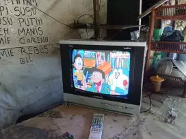 jual tv 14in Sanken nomines harga 230 nego siap antar