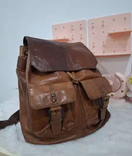 Tas Ransel Serut Fossil Vintage