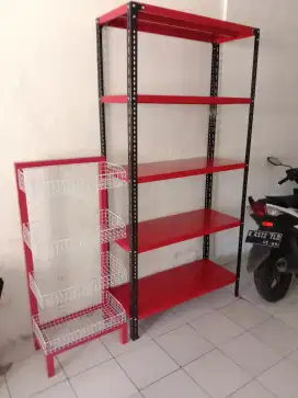 RAK BESI SIKU LUBANG SIAP KIRIM DAN COD