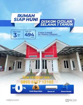 Subsidi cicilan 12bln x1jt rumah siap huni